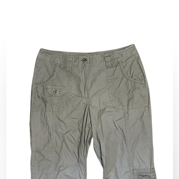 Sandro Green Cargo Pants Size 4 - Picture 2 of 5